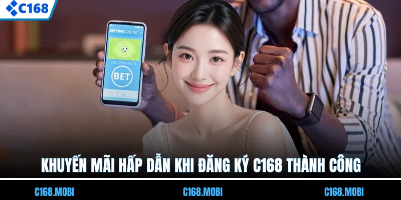 Khuyến mãi hấp dẫn khi đăng ký thành công